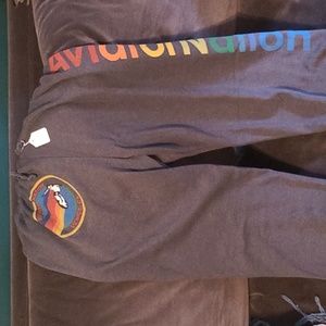 Aviator nation sweatpants charcoal size small